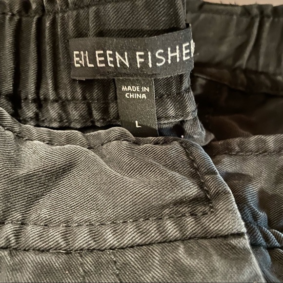 Eileen Fisher | Dark Gray Tencel Joggers - Picture 7 of 8